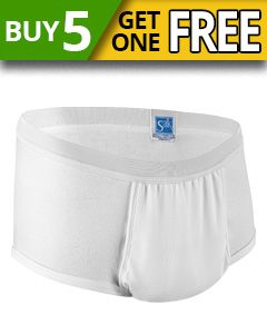 Buy 5 Get 1 Free when you purchase Haloshield Breathable Men's Odor Control Briefs.
